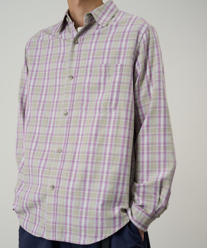 GRAMICCI / CHECKERED OMBRE SHIRT