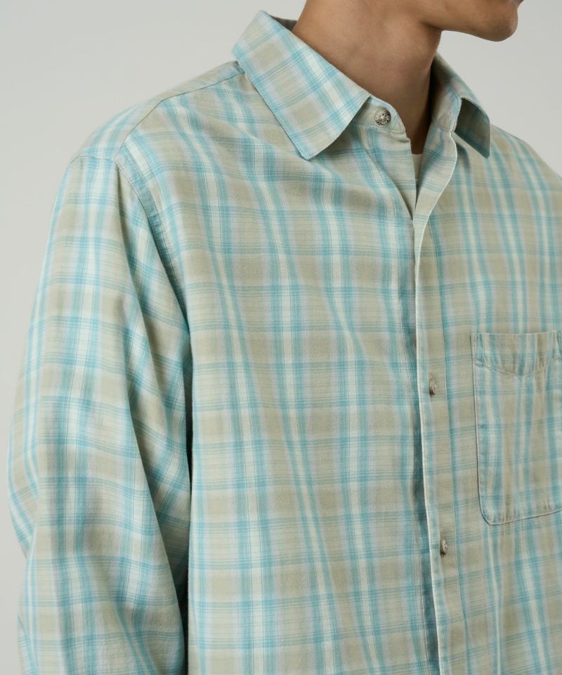 GRAMICCI / CHECKERED OMBRE SHIRT