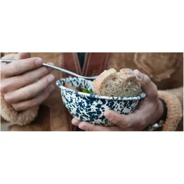 CROW CANYON HOME / Splatter SMALL SERVING BOWL(8.2 x 20cm/BLUE)D18