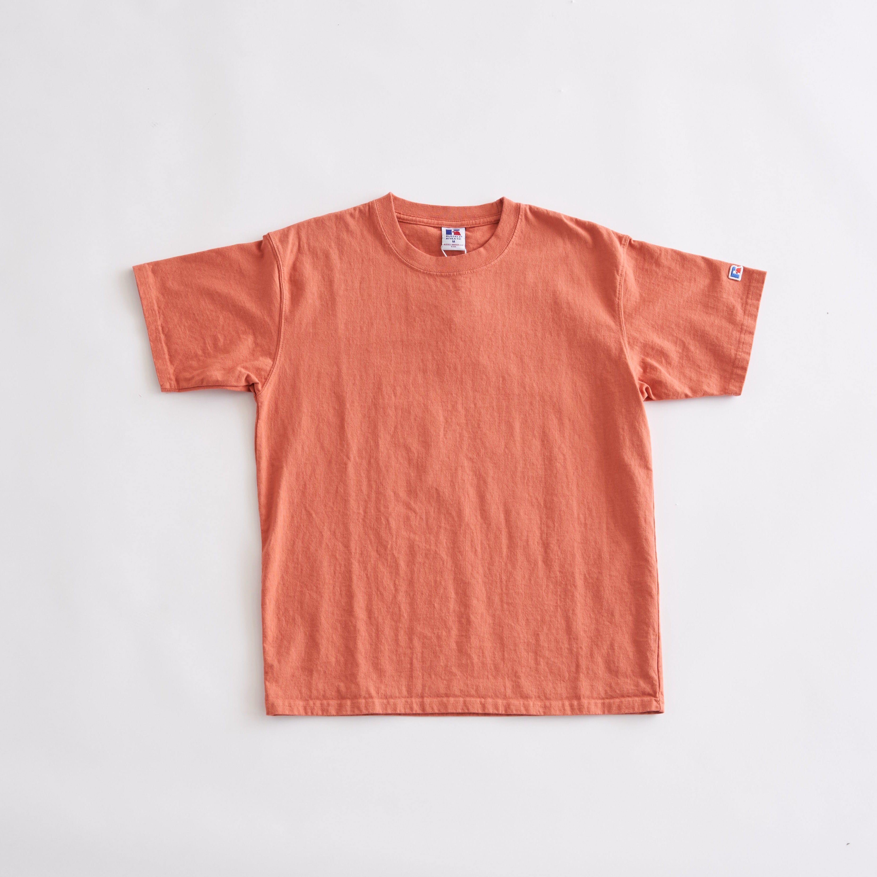 RUSSELL ATHELETIC / Germent Dyed Cotton Jersey S/S T