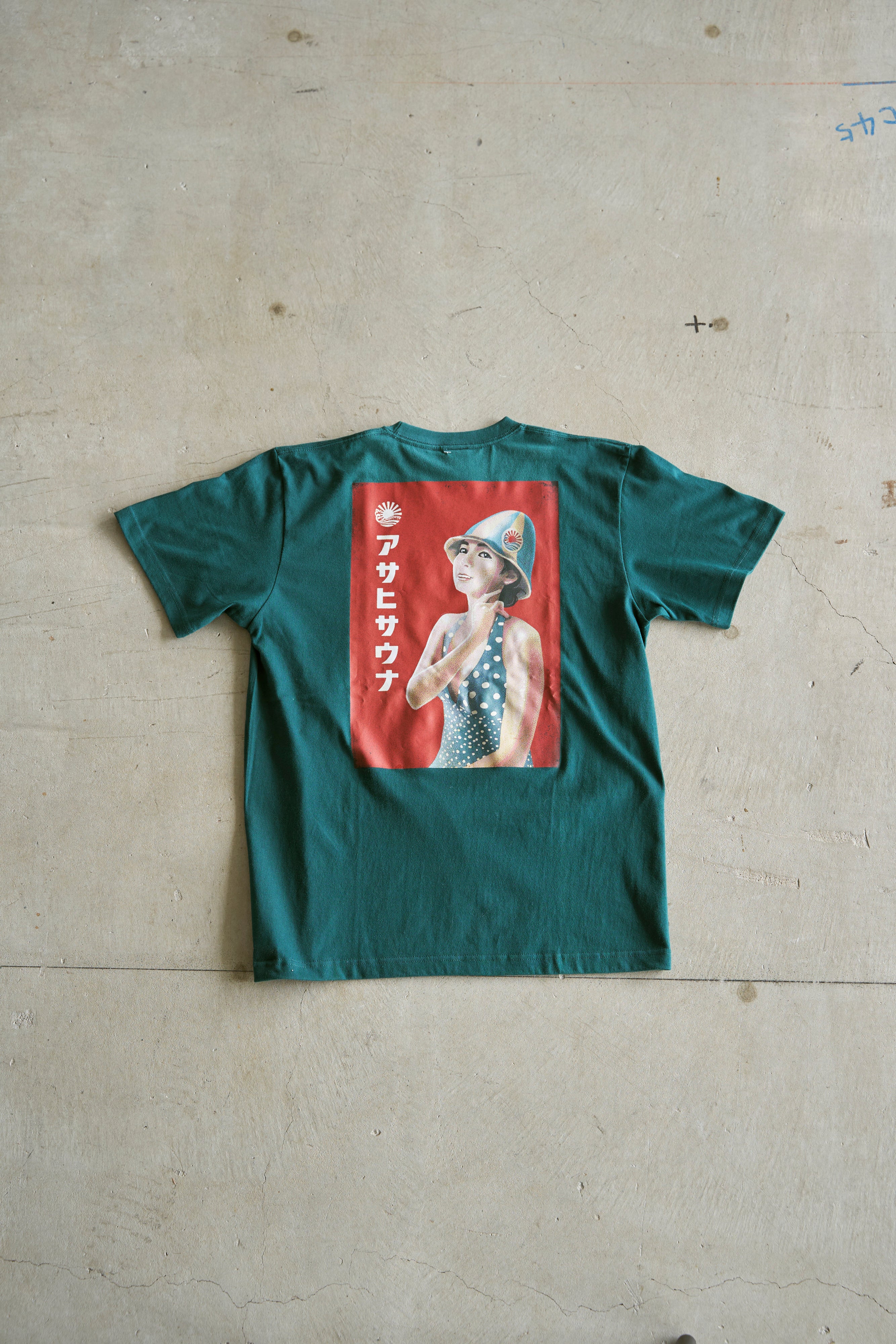 アサヒサウナ/女性バックプリントTシャツ