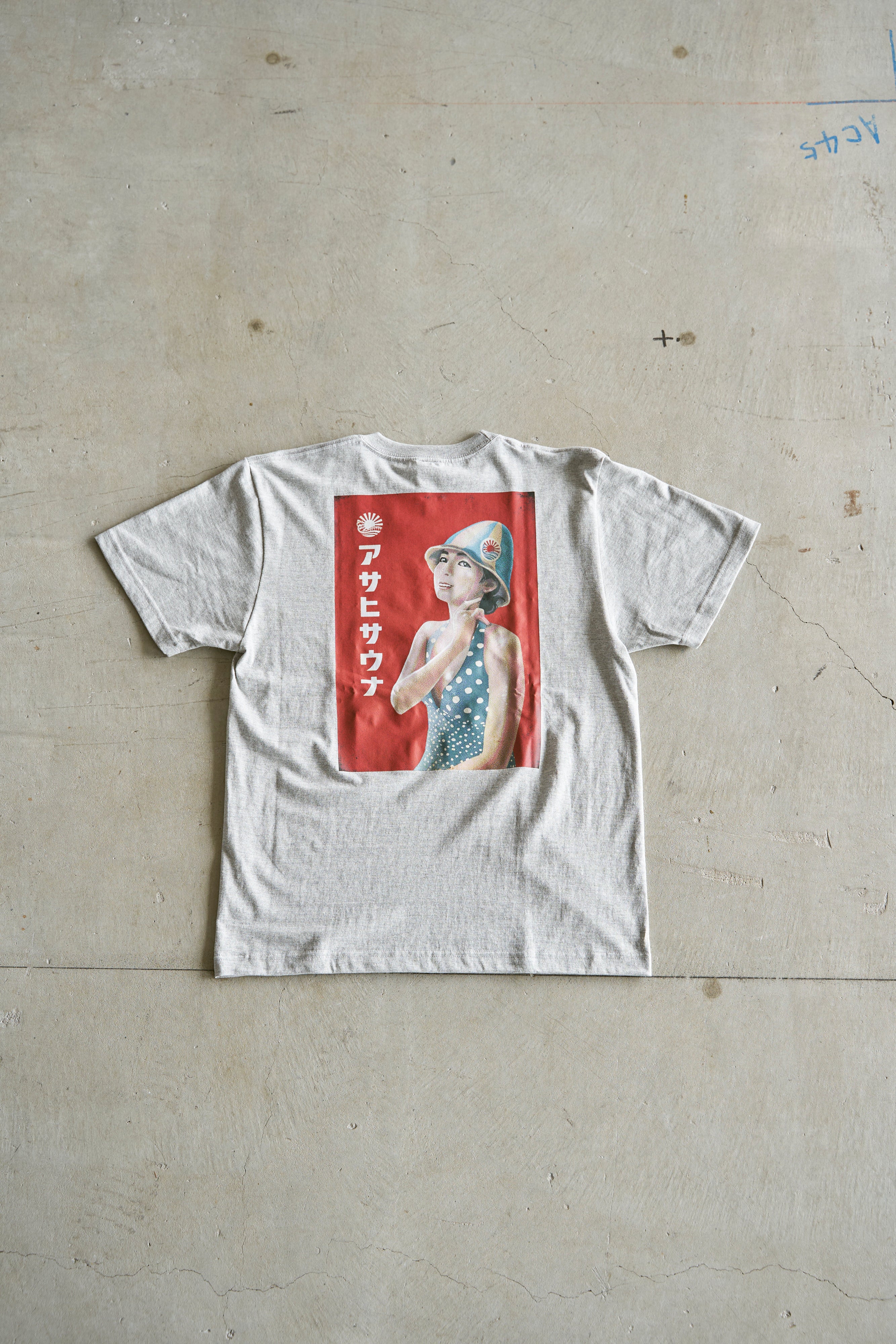 アサヒサウナ/女性バックプリントTシャツ