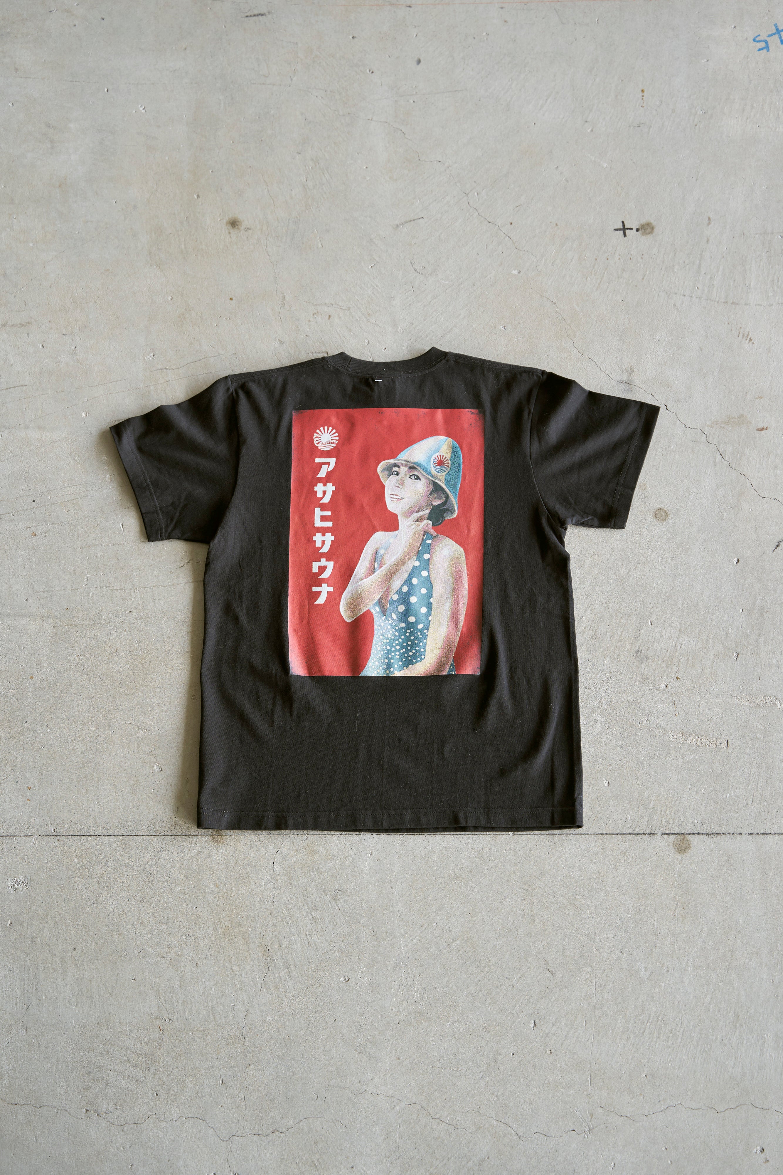 アサヒサウナ/女性バックプリントTシャツ