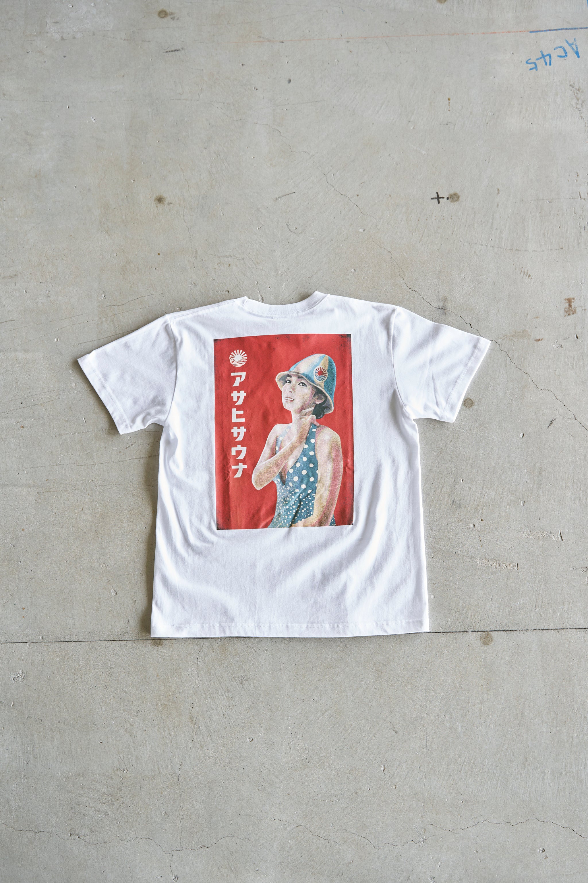 アサヒサウナ/女性バックプリントTシャツ