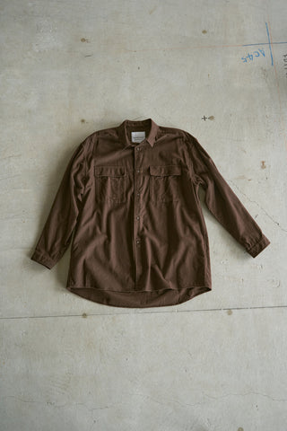 White Mountaineering  /  MOLESKIN WIDE SHIRT