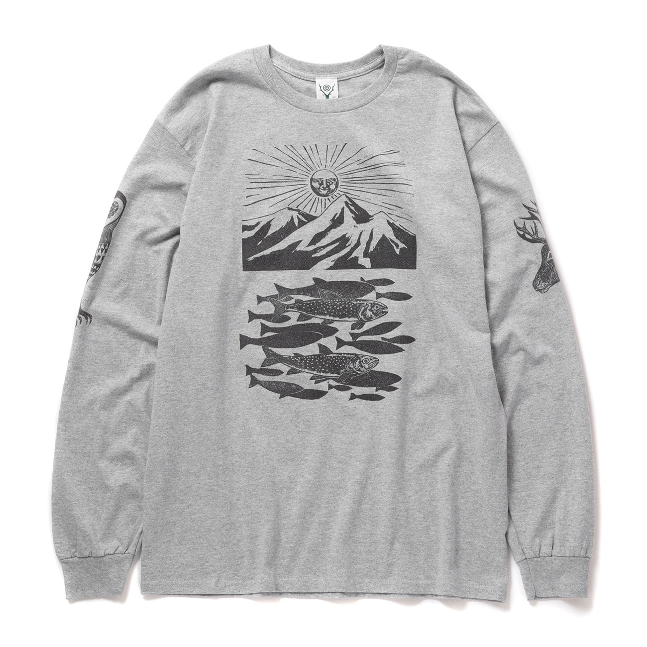South2west8 / South2 West8 x F.KITAMURA L/S Tee - Cotton Jersey / A
