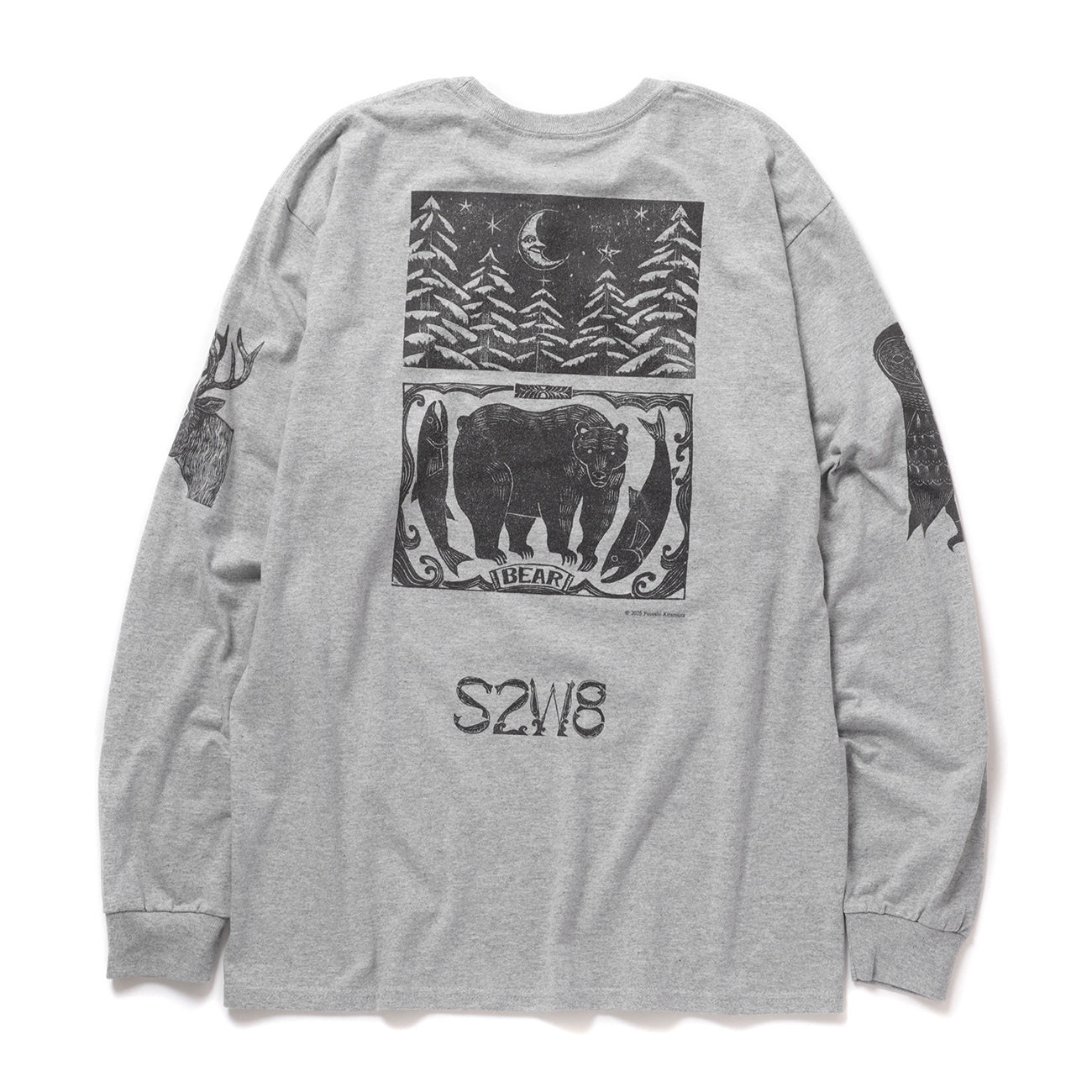 South2west8 / South2 West8 x F.KITAMURA L/S Tee - Cotton Jersey / A