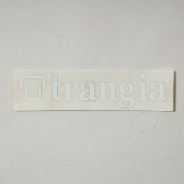 trangia / トランギアステッカーLホワイト