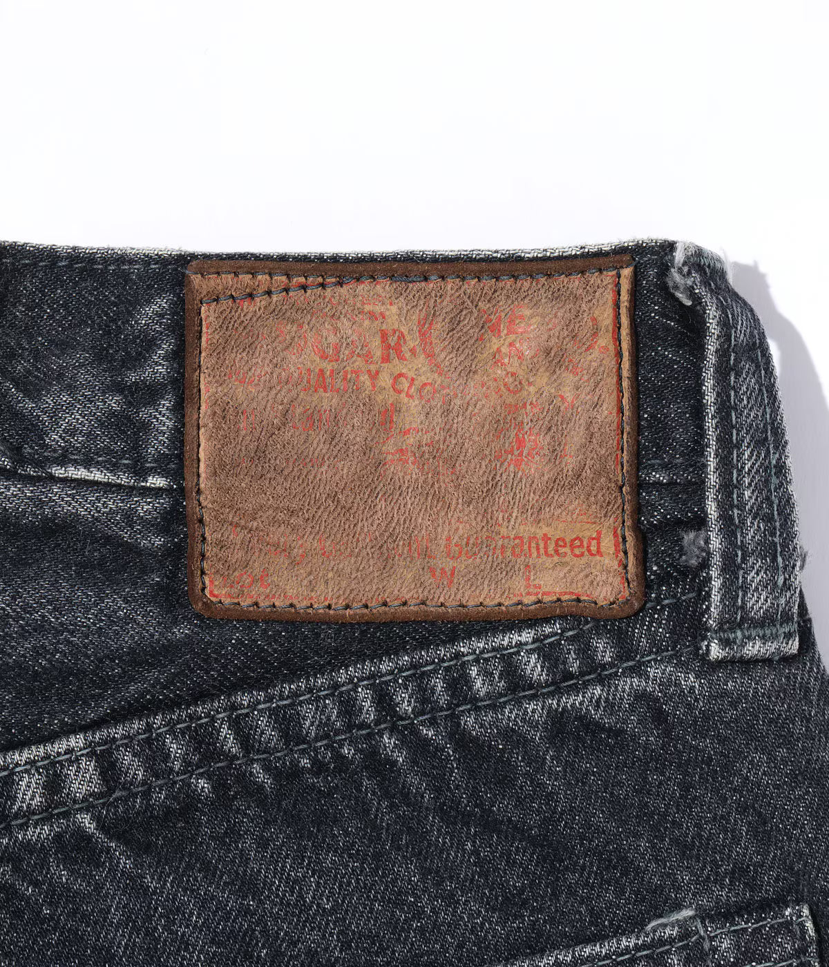 SUGAR CANE / Lot No. SC42460H / 14.25oz. BLACK DENIM 1947 HARD WASH MODEL (REGULAR STRAIGHT)