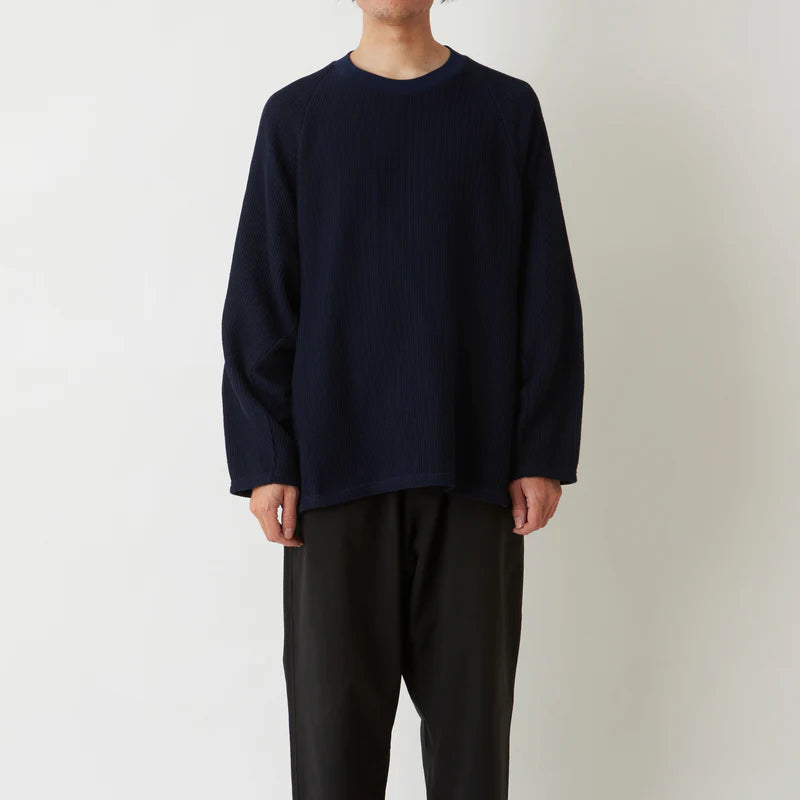 White Mountaineering / RASCHEL RAGLAN OVER SIZED PULLOVER