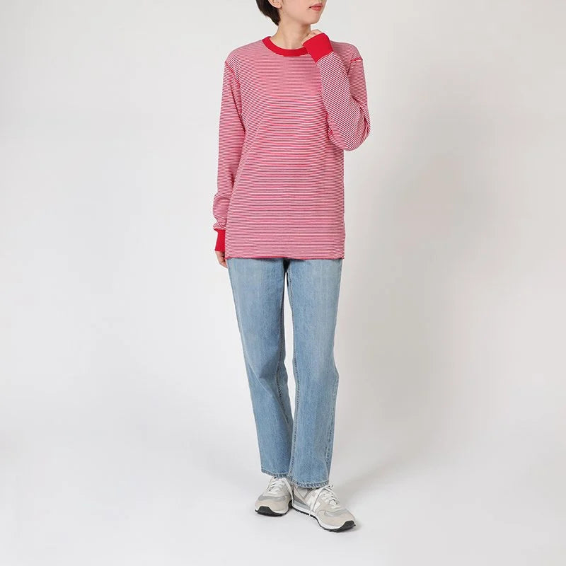 Healthknit / Batic waffle crewneck L/S