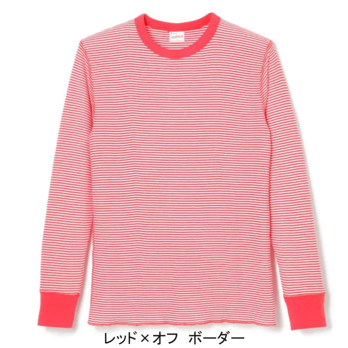 Healthknit / Batic waffle crewneck L/S