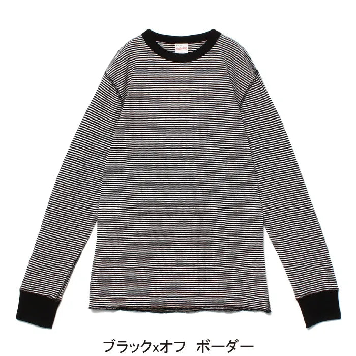 Healthknit / Batic waffle crewneck L/S