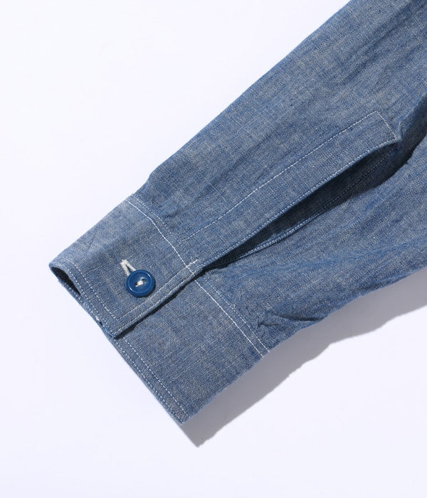 BUZZ RICKSON'S / BLUE CHAMBRAY WORK SHIRT (LONG SLEEVE)