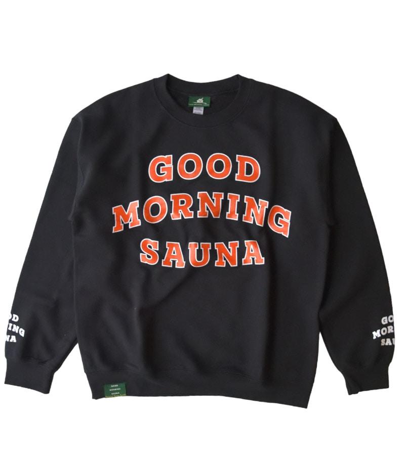 GOOD MORNING SAUNA / GMS COLLAGE LOGO SWEAT CREW