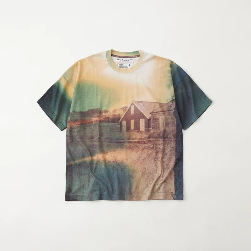 White Mountaineering / PHOTO PRINT T-SHIRT