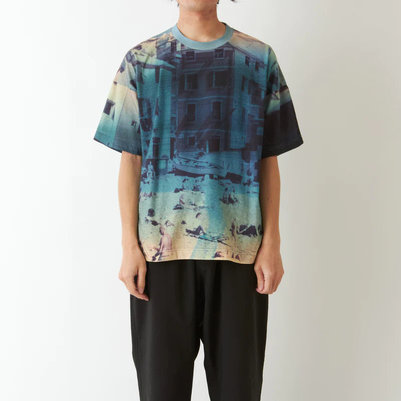 White Mountaineering / PHOTO PRINT T-SHIRT