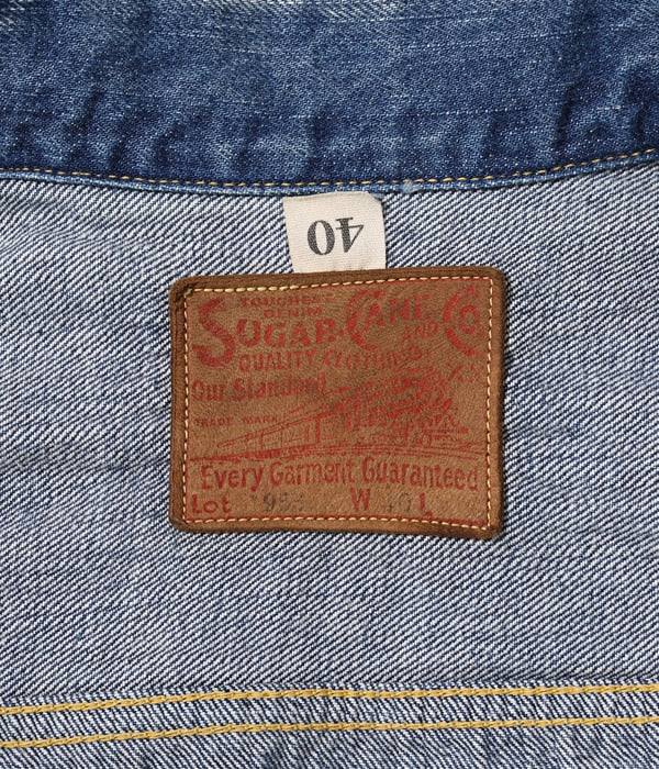 SUGAR CANE / Lot No. SC11953SW-429 / 14.25oz. DENIM JACKET 1953 AGED MODEL