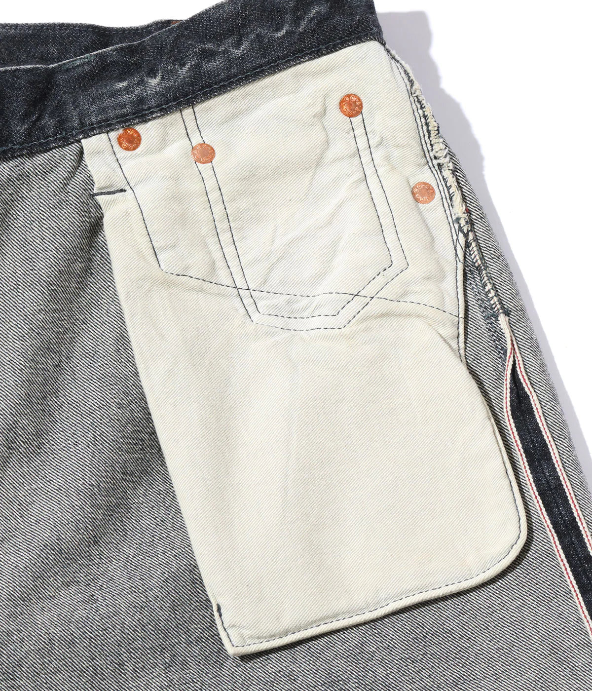 SUGAR CANE / Lot No. SC42460H / 14.25oz. BLACK DENIM 1947 HARD WASH MODEL (REGULAR STRAIGHT)