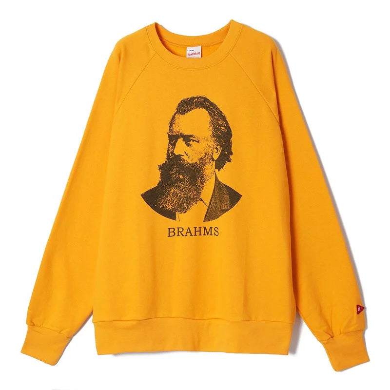 Healthknit / Classic sweat crew L/S Brahms print