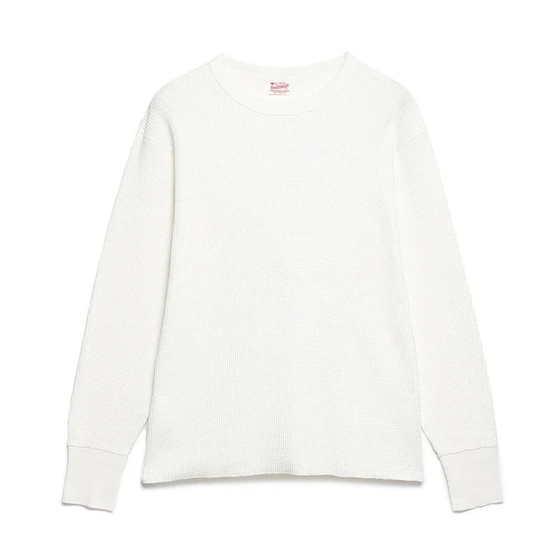 Healthknit  / THERMAL KING WAFFLE CREW NECK L/S