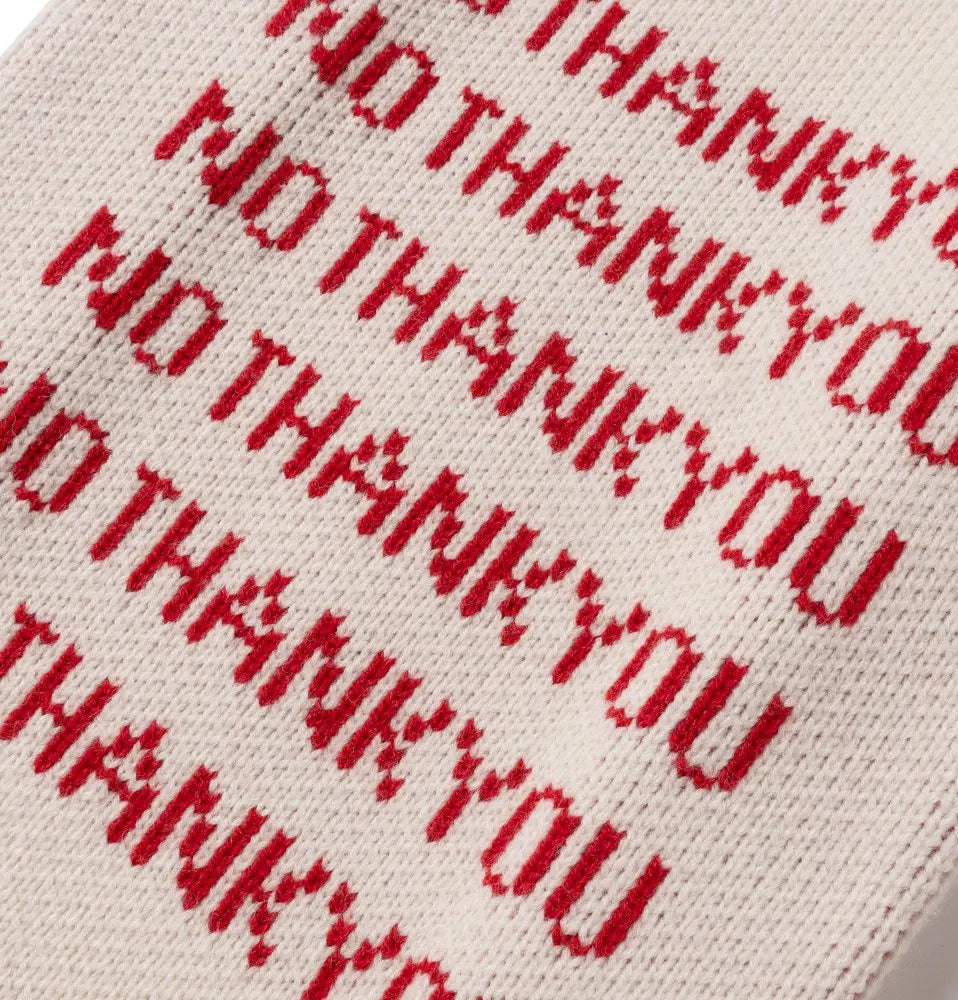 SON OF THE CHEESE / NO THANK YOU KNIT BAG