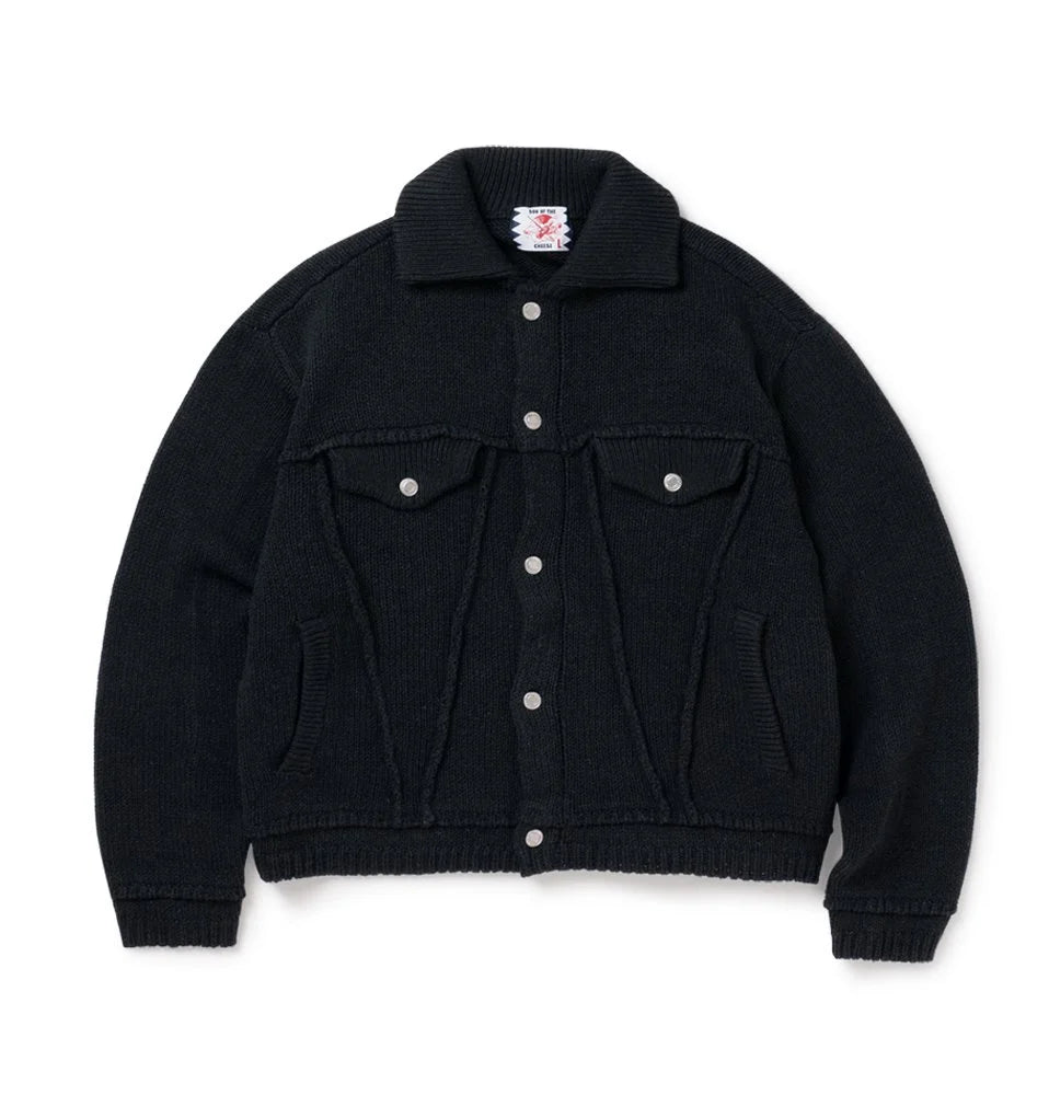 SON OF THE CHEESE / 3RD KNIT JACKET – NorMo Ayase Garage SON OF THE CHEESE / 3RD KNIT JACKET – NorMo Ayase Garage