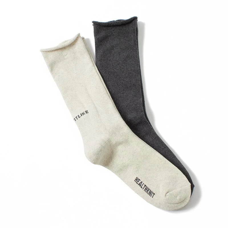 Healthknit / FULL PILE LOGO 2P SOCKS