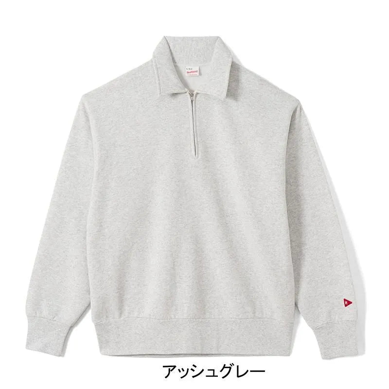 Healthknit / クラシックスウェット 衿付きハーフジップ 長袖