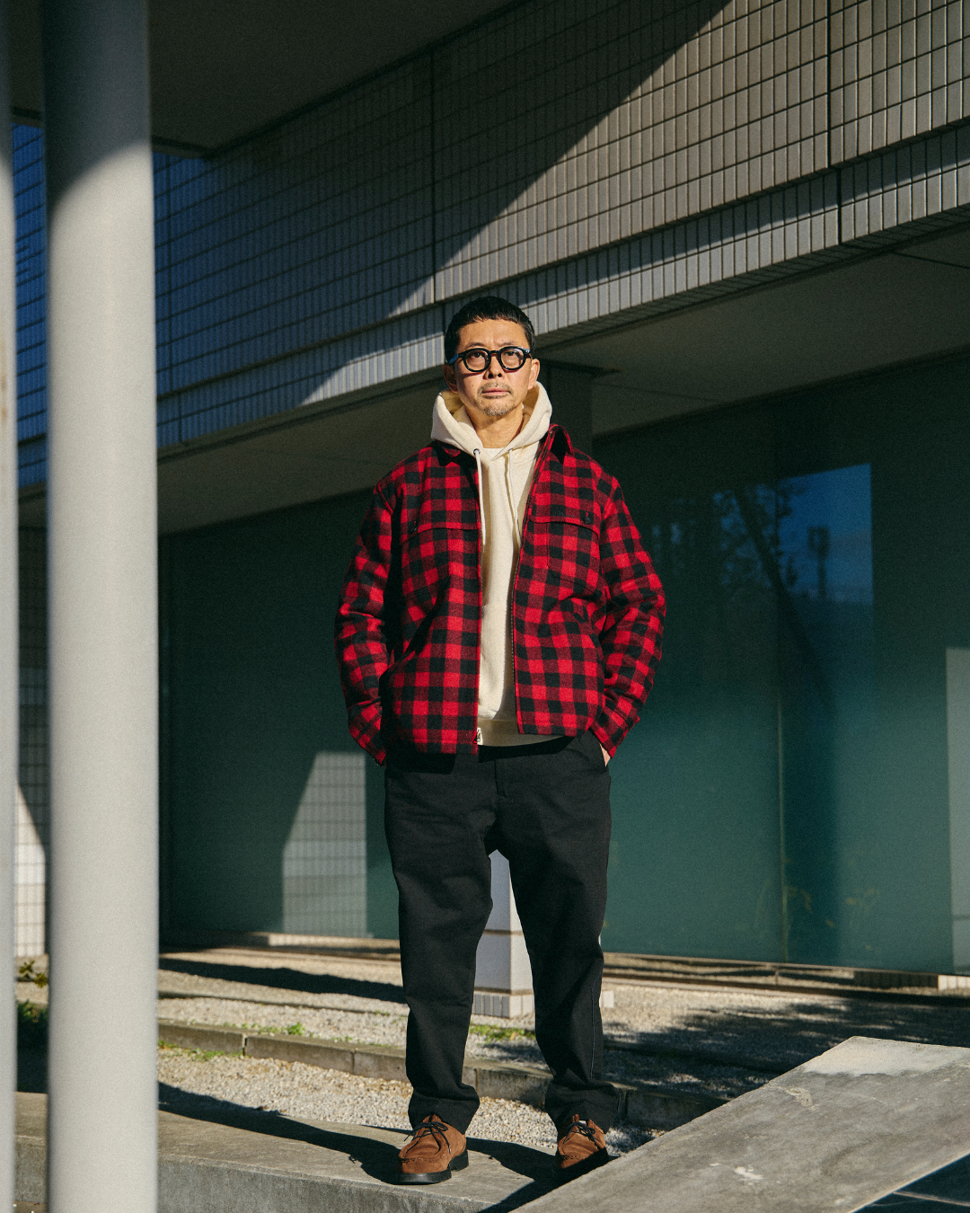 L.L.Bean / Maine Guide Zip Front Jac Shirt With Primaloft Plaid