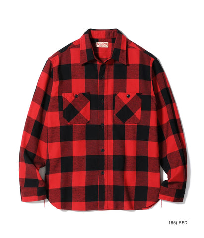 SUGAR CANE / Lot No. SC29557 / TWILL CHECK WORK SHIRT