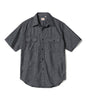 SUGAR CANE / Lot No. SC39307 / BLACK CHAMBRAY WORK SHIRT (SHORT SLEEVE)
