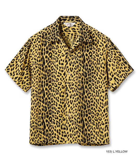 STAR OF HOLLYWOOD / Lot No. SH39490 / HIGH DENSITY RAYON OPEN SHIRT “LEOPARD”