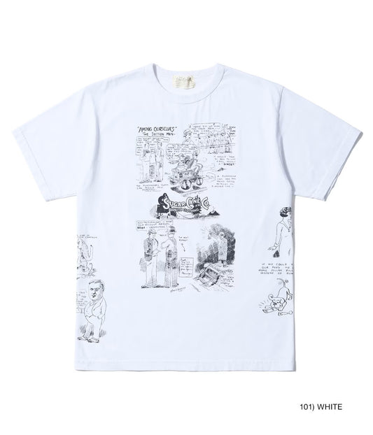 SUGAR CANE / Lot No. SC79584 / 1920's CARTOON T-SHIRT “AMONG OURSELVES”