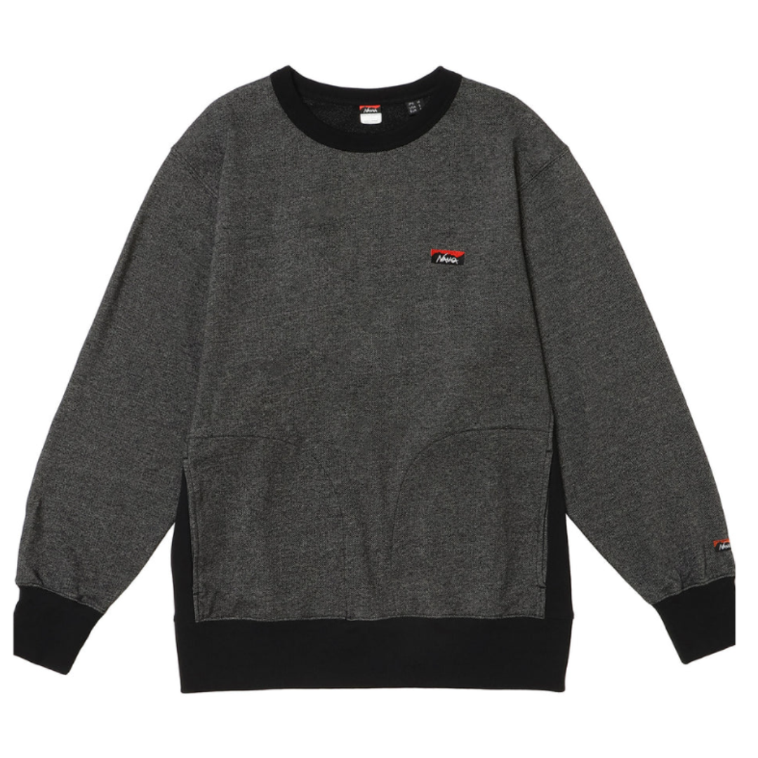 NANGA / ECO HYBRID MINI BOX LOGO EMBROIDERY SWEATSHIRT