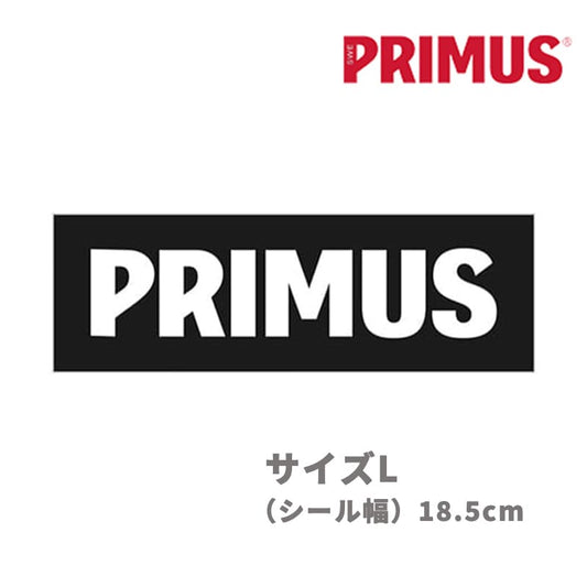 PRIMUS / プリムスステッカーＬ　ホワイト