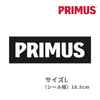 PRIMUS / プリムスステッカーＬ　ホワイト