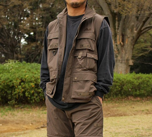 grn outdoor / MUSHI MUSHI VEST