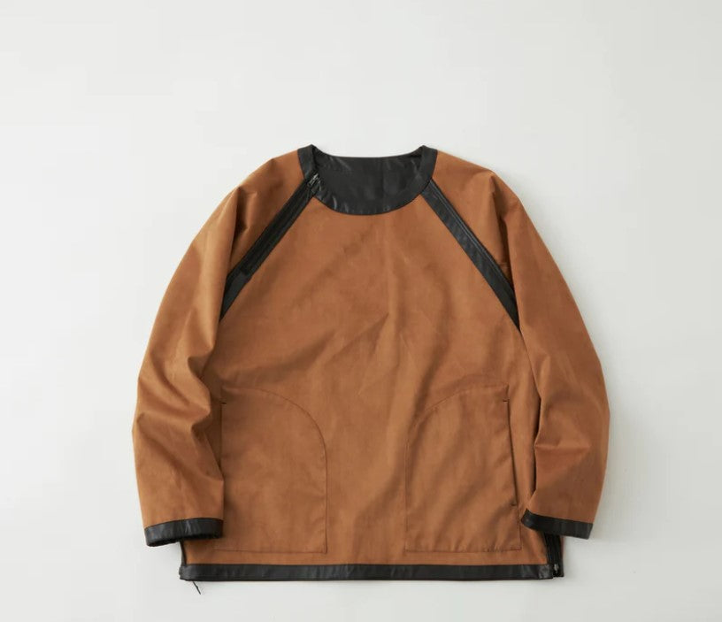 Marron Reversible Jacket - Faux Teddy Fur & Leather