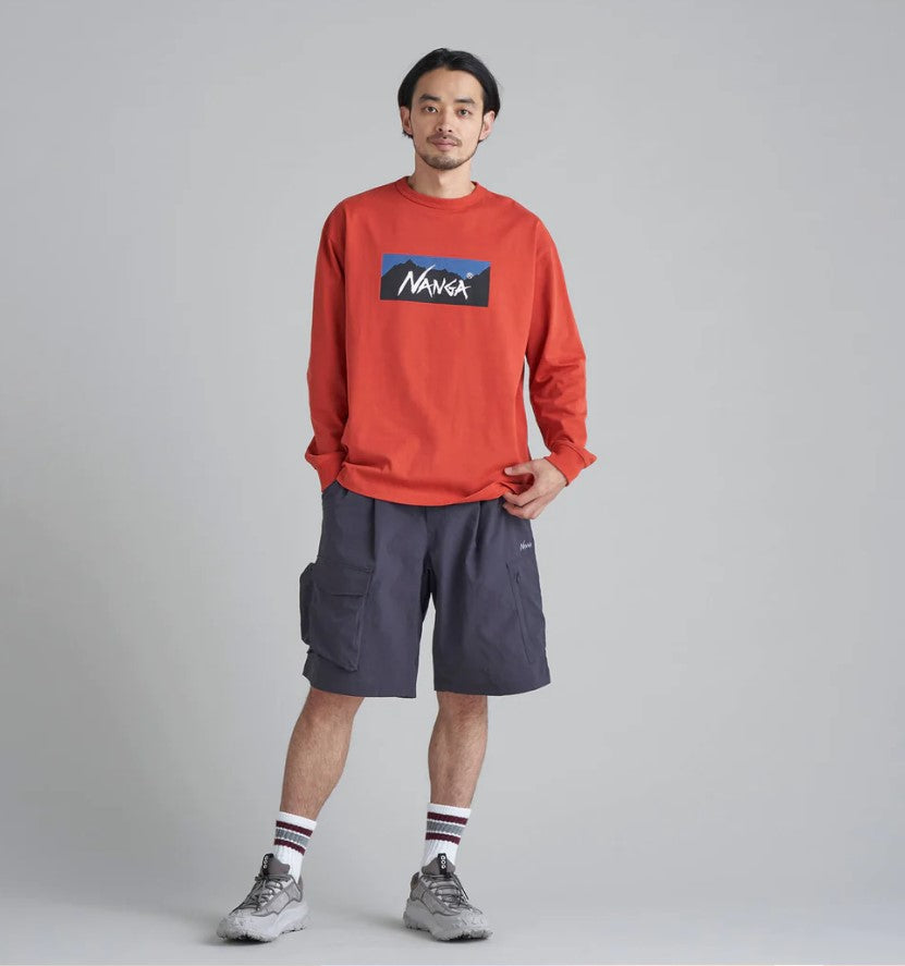 NANGA / ECO HYBRID BOX LGO L/S TEE