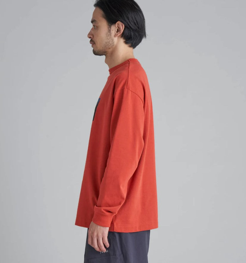 NANGA / ECO HYBRID BOX LGO L/S TEE