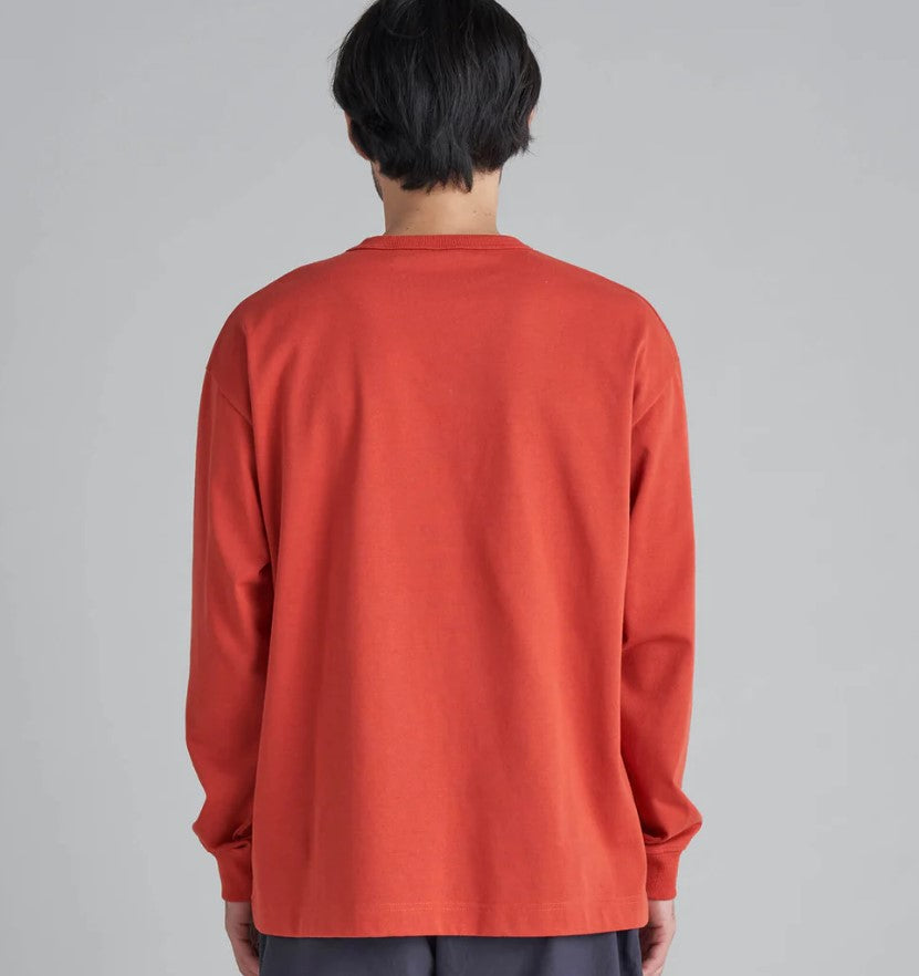 NANGA / ECO HYBRID BOX LGO L/S TEE