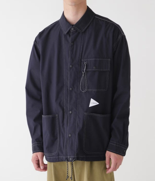andwander / dry rip shirt  jacket