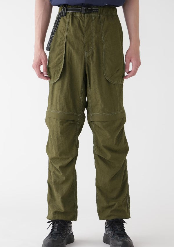 andwander / Ny taffeta hiker 2way pants