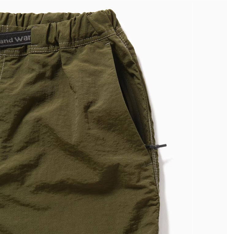 and wander / Ny taffeta hiker short pants