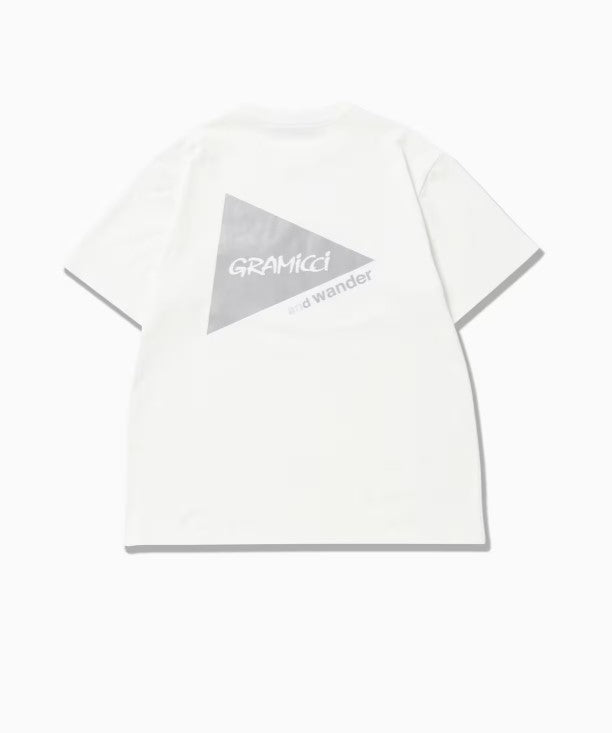 and wander / gramicci x andwander BACKPRINT TEE