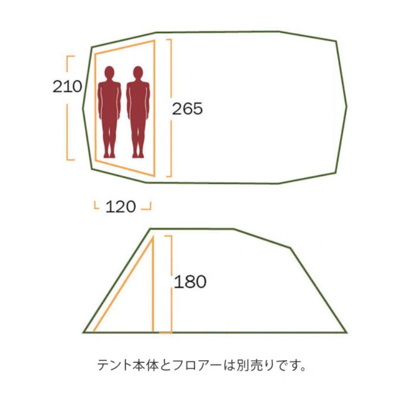 HELSPORT / Gimle Family 4+innertent 2人用