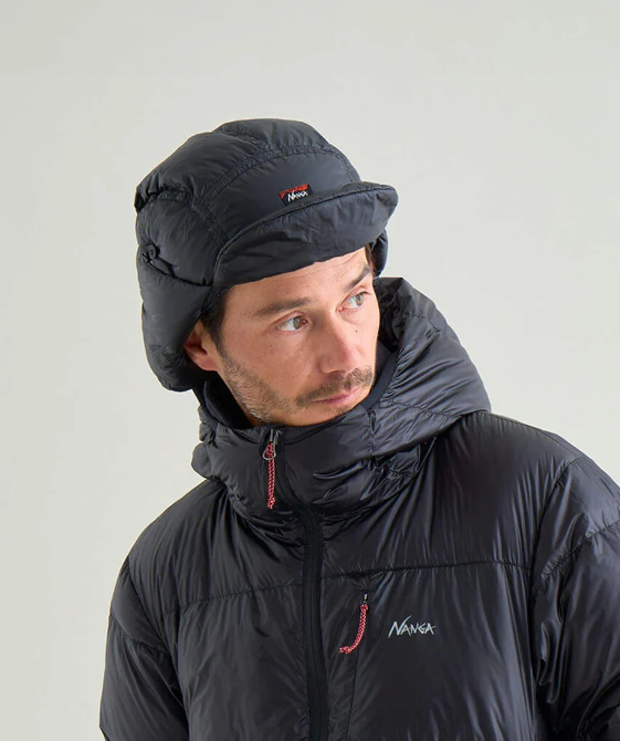 NANGA / MOUNTAIN LODGE DOWN EAR FLAP CAP