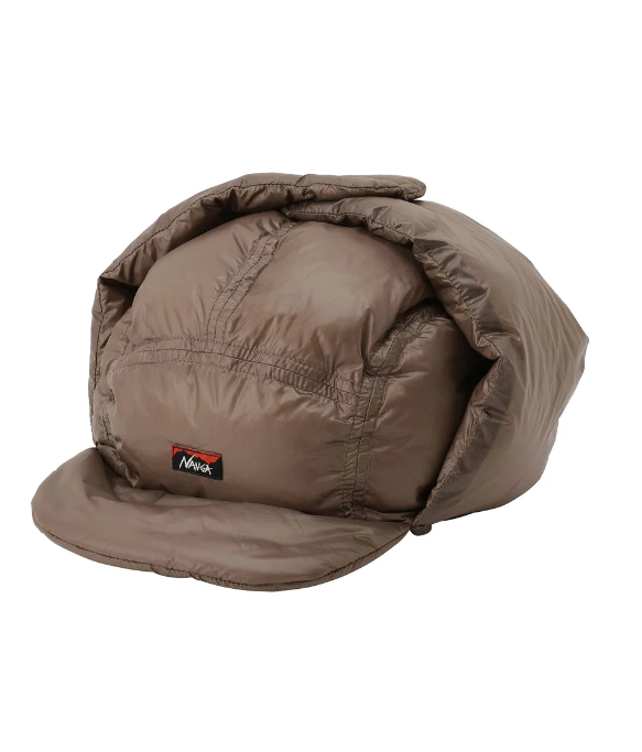 NANGA / MOUNTAIN LODGE DOWN EAR FLAP CAP