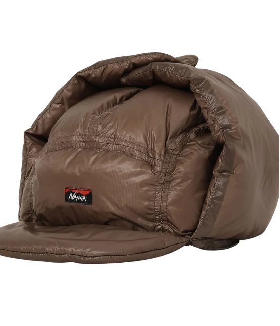 NANGA / MOUNTAIN LODGE DOWN EAR FLAP CAP